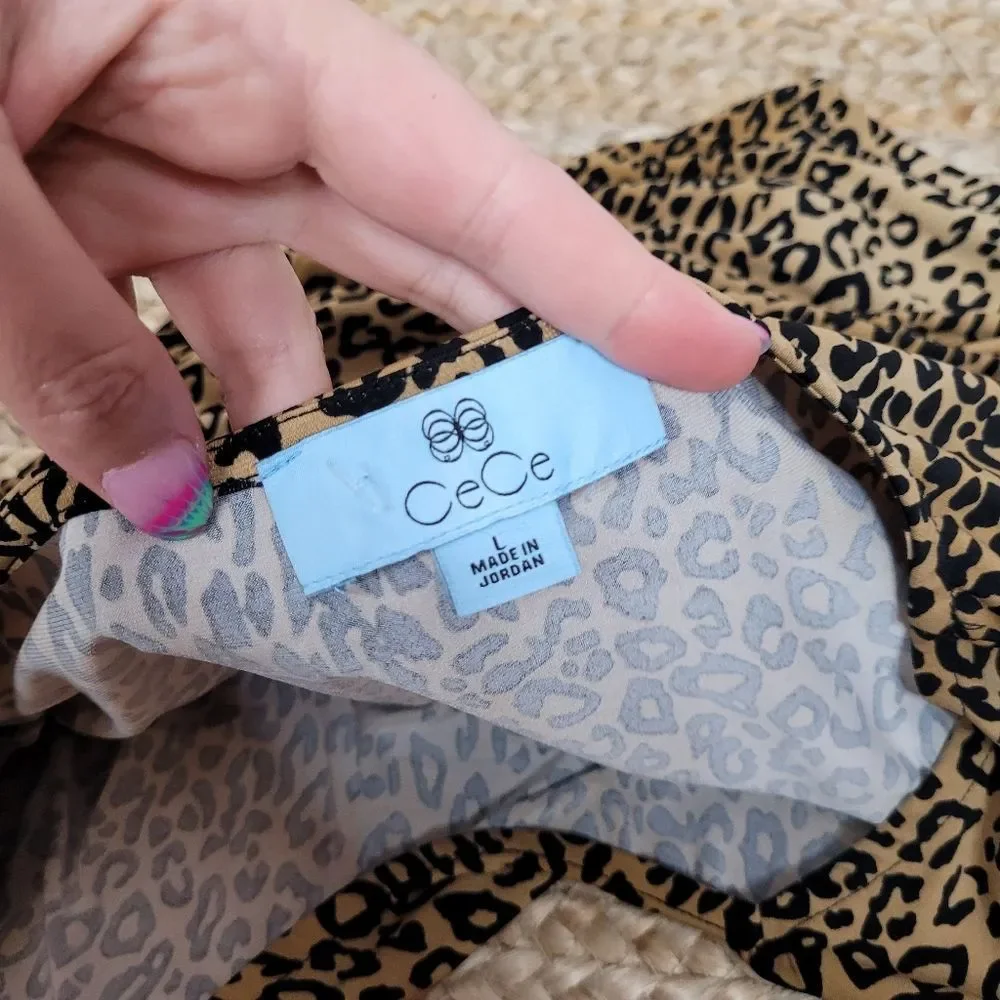 CeCe Leopard Square Neck Top_6